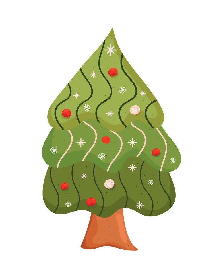 kerst pijnboom vector