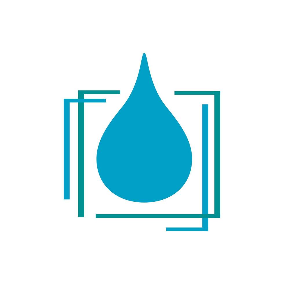 water druppeltje logo ontwerp teken icoon vector sjabloon