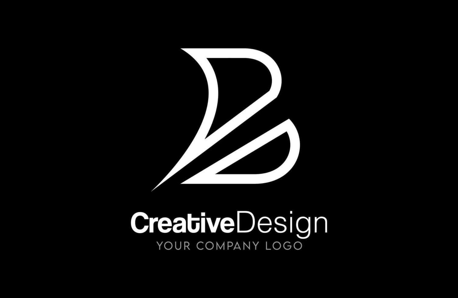 bedrijf brief b logo ontwerp monogram lijn. minimalistische creatief en modern icoon vector