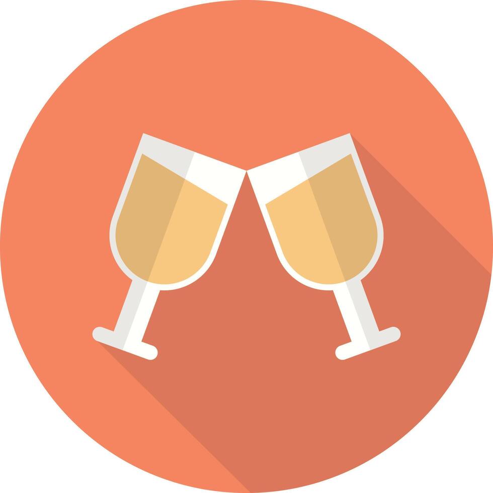 champagne vectorillustratie op een background.premium kwaliteit symbolen.vector pictogrammen voor concept en grafisch ontwerp. vector