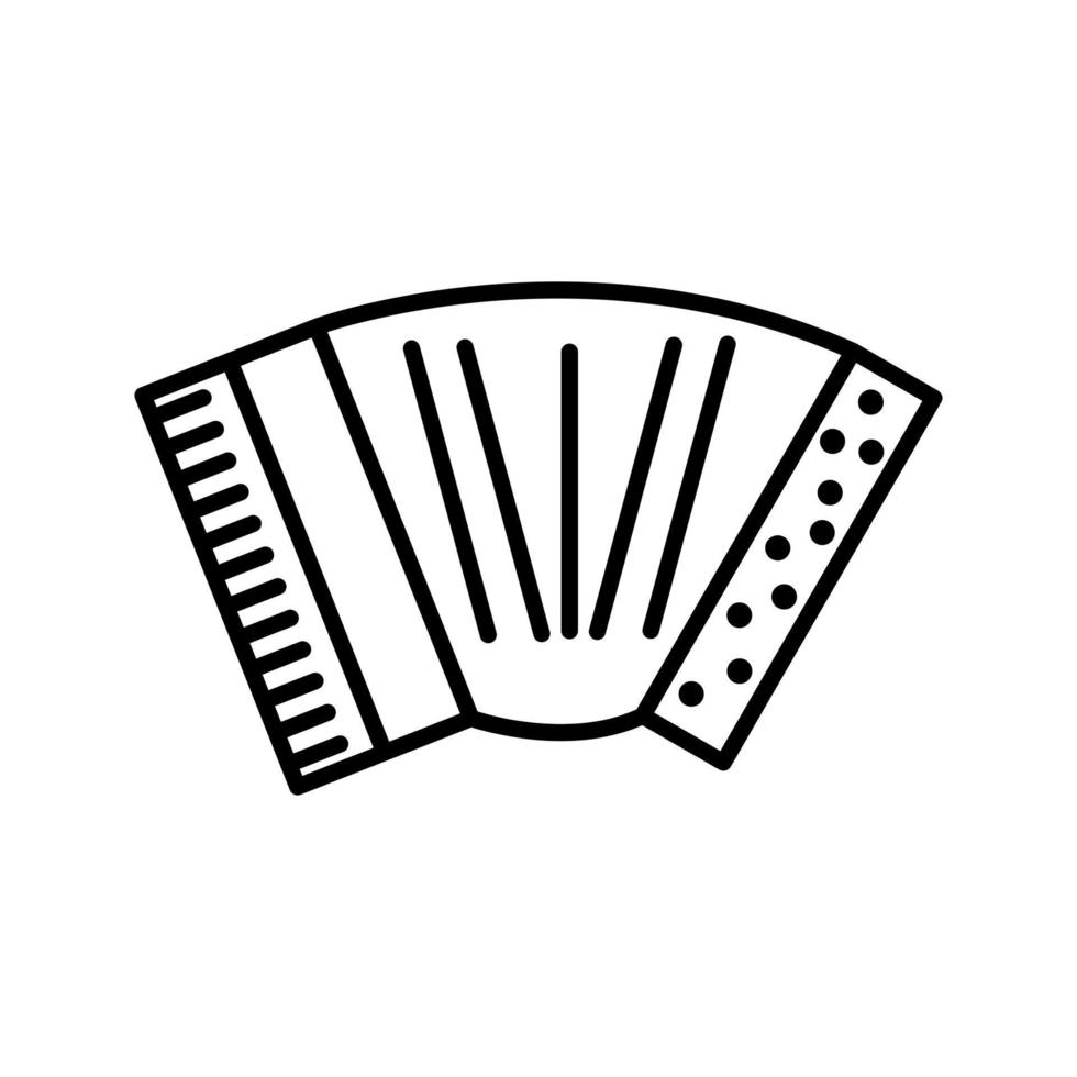accordeon vector icoon