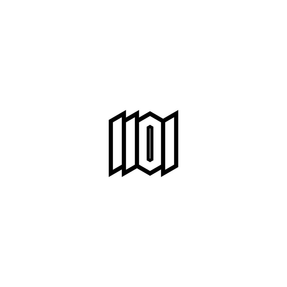 brief 1001 icoon logo vector