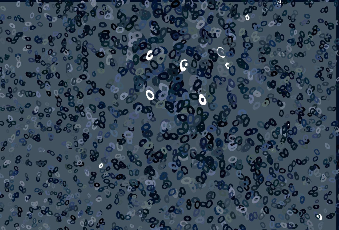 donkerblauwe vectordekking met vlekken. vector