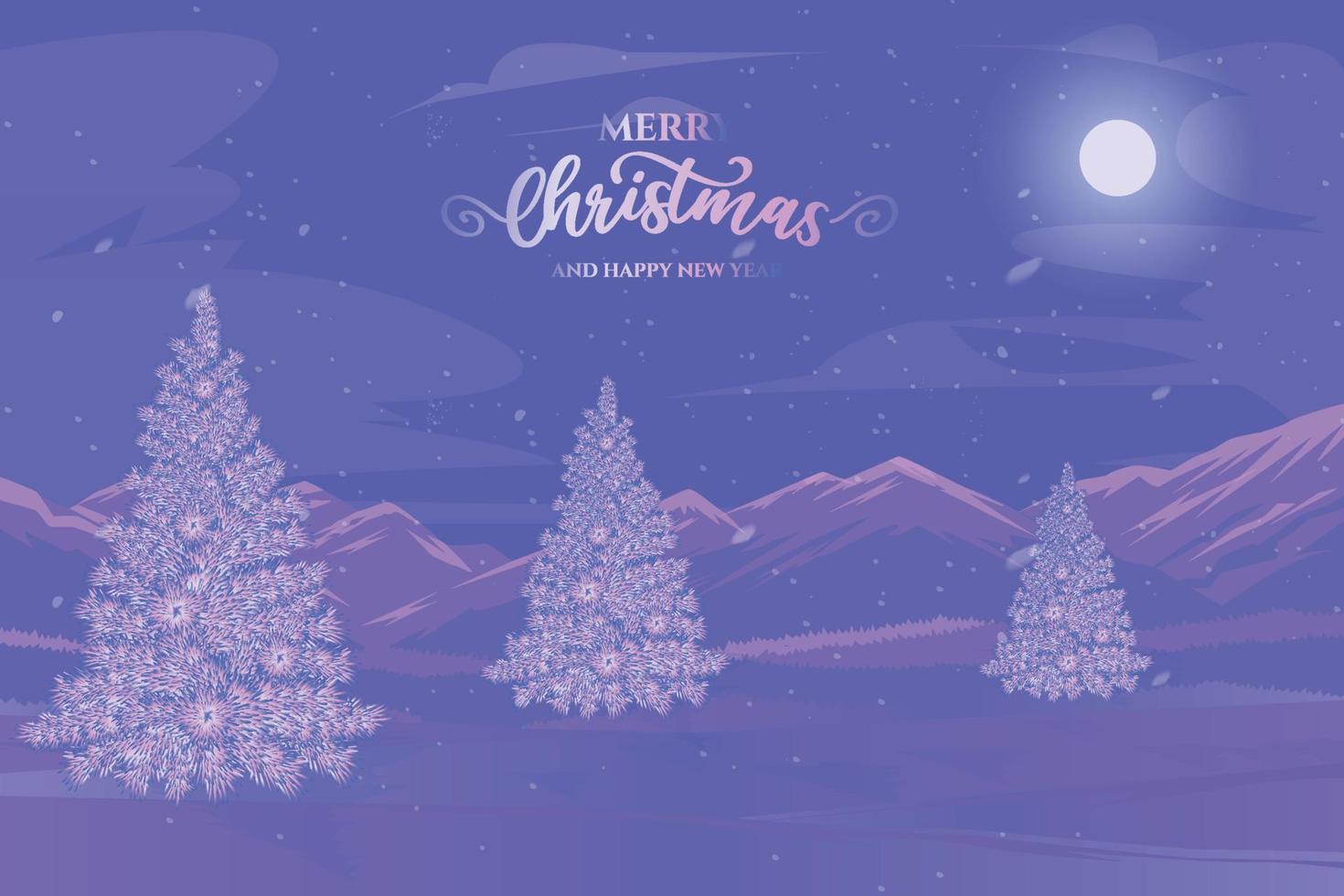 vrolijk Kerstmis en gelukkig nieuw jaar groet kaart ontwerp met de kerstman claus Aan slee knus winter illustratie vector