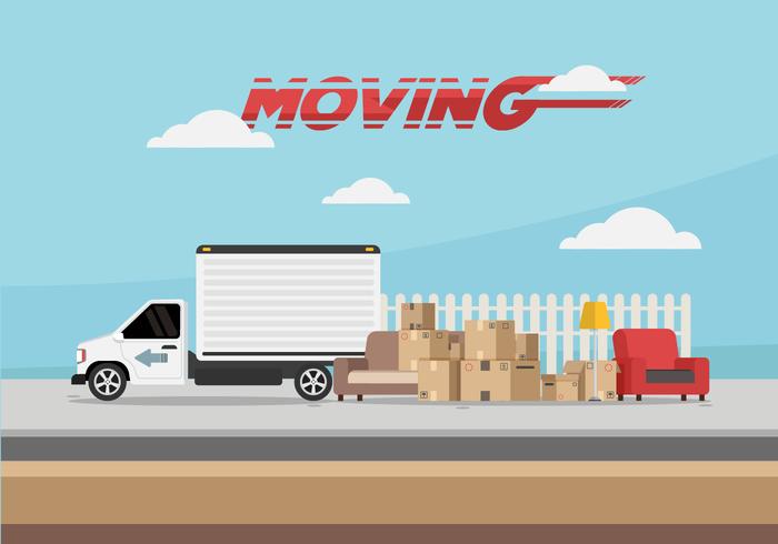 Moving Van Vector Illustration