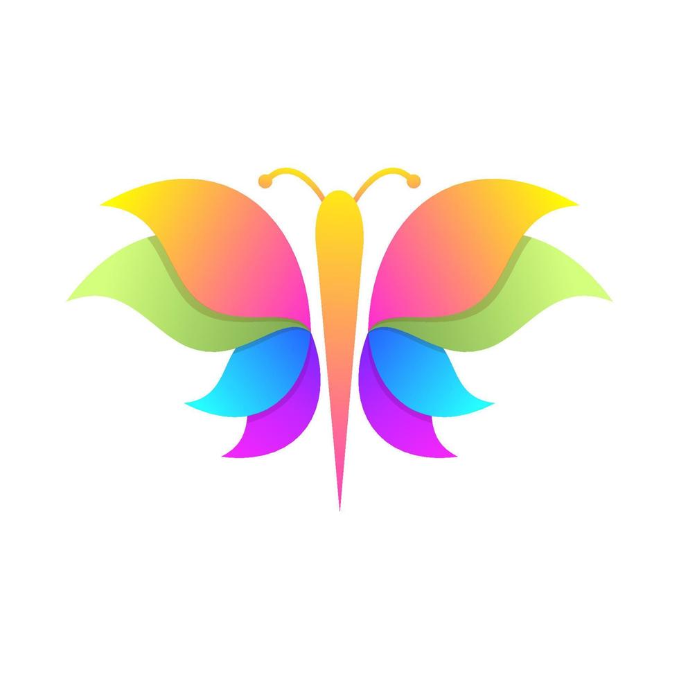 kleurrijk vlinder vector ontwerp