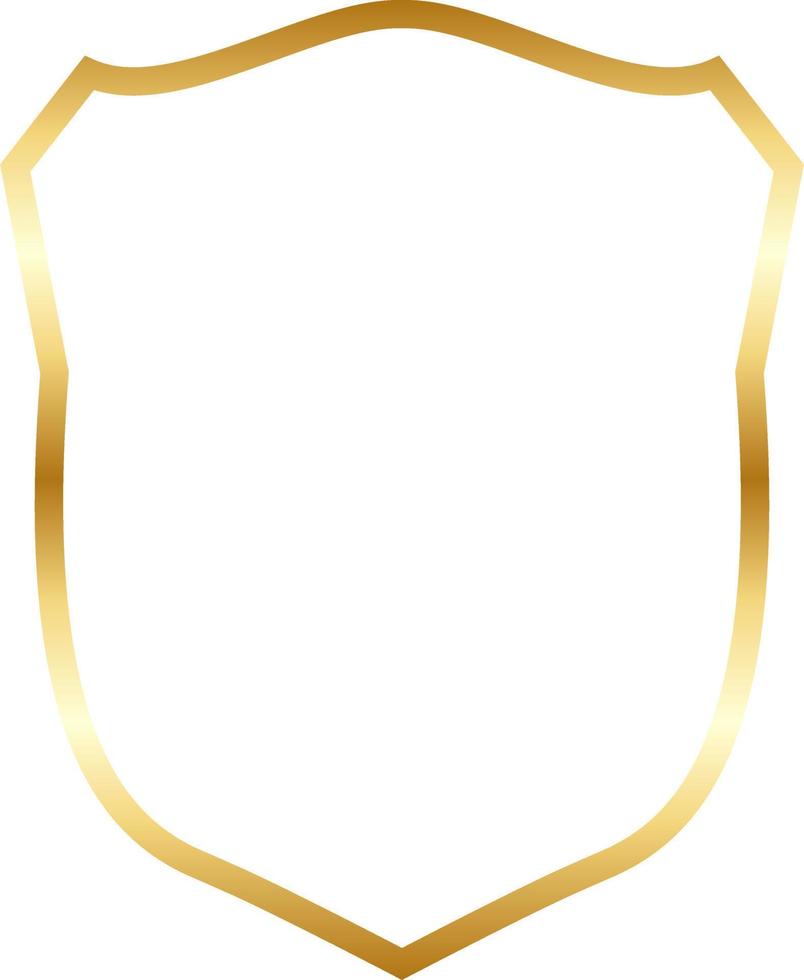 goud insigne etiket schets ontwerp illustratie vector