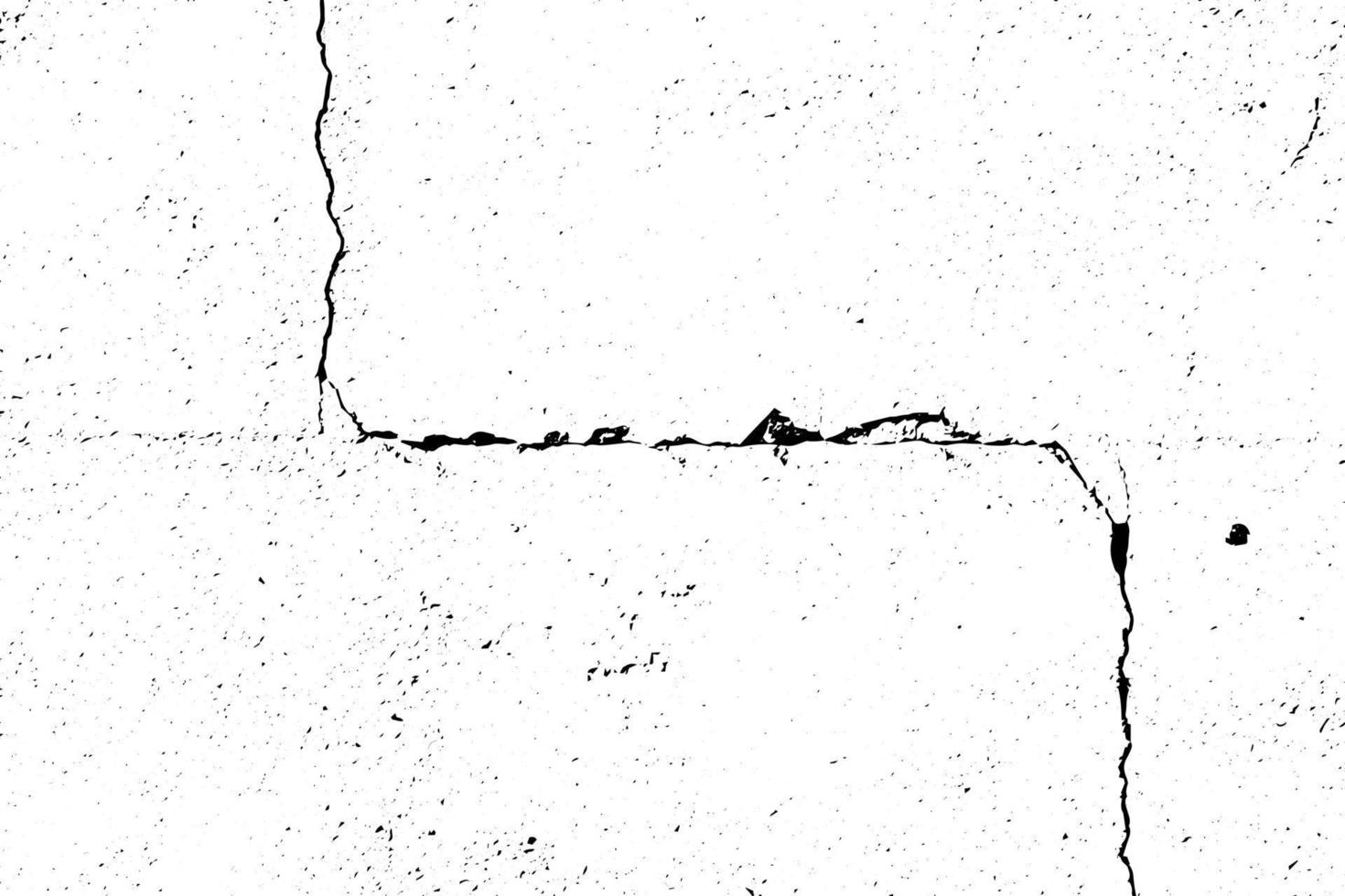 rustiek gebarsten vector structuur met veel scheuren en krassen. abstract achtergrond. gebroken en beschadigd oppervlak.