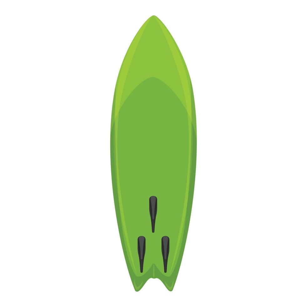 surfboard icoon, tekenfilm stijl vector