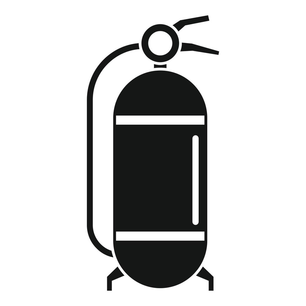 brand brandblusser alarm icoon, gemakkelijk stijl vector