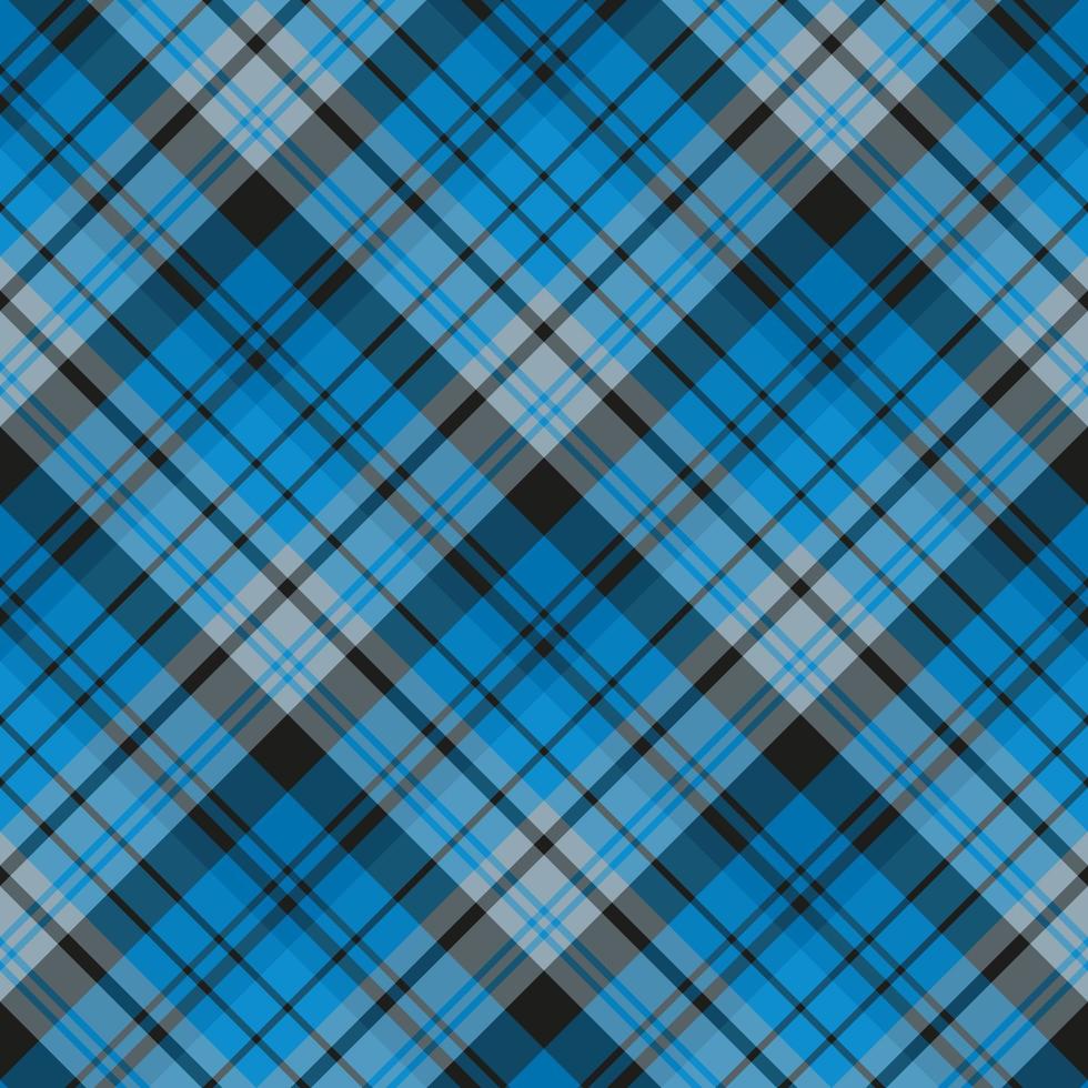 naadloos patroon in blauw, zwart en grijs kleuren voor plaid, kleding stof, textiel, kleren, tafelkleed en andere dingen. vector afbeelding. 2