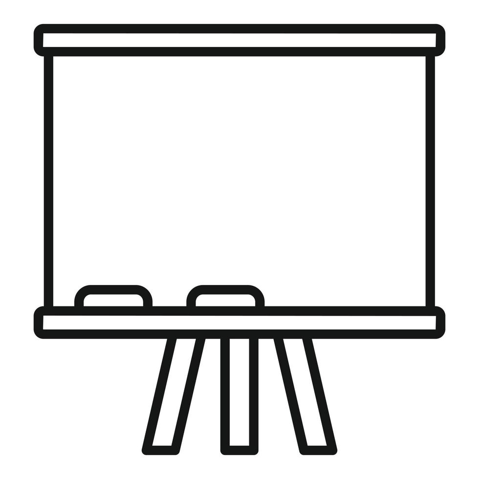 school- bord icoon, schets stijl vector
