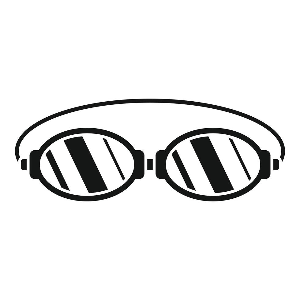 laser haar- verwijdering bril icoon, gemakkelijk stijl vector