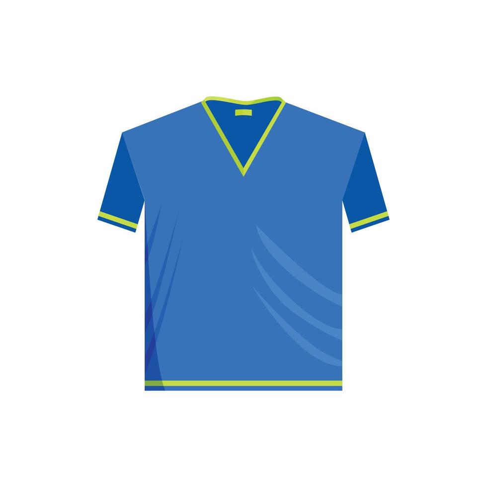 sport- t-shirt icoon, tekenfilm stijl vector