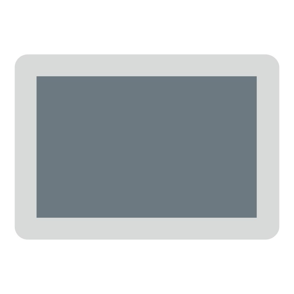 tablet icoon, vlak stijl vector