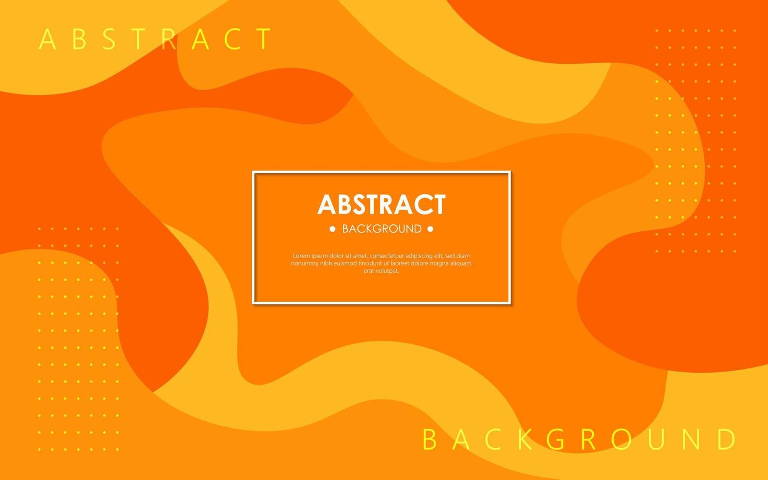 abstract oranje vloeistof kleur achtergrond. dynamisch golvend vormen samenstelling. eps10 vector