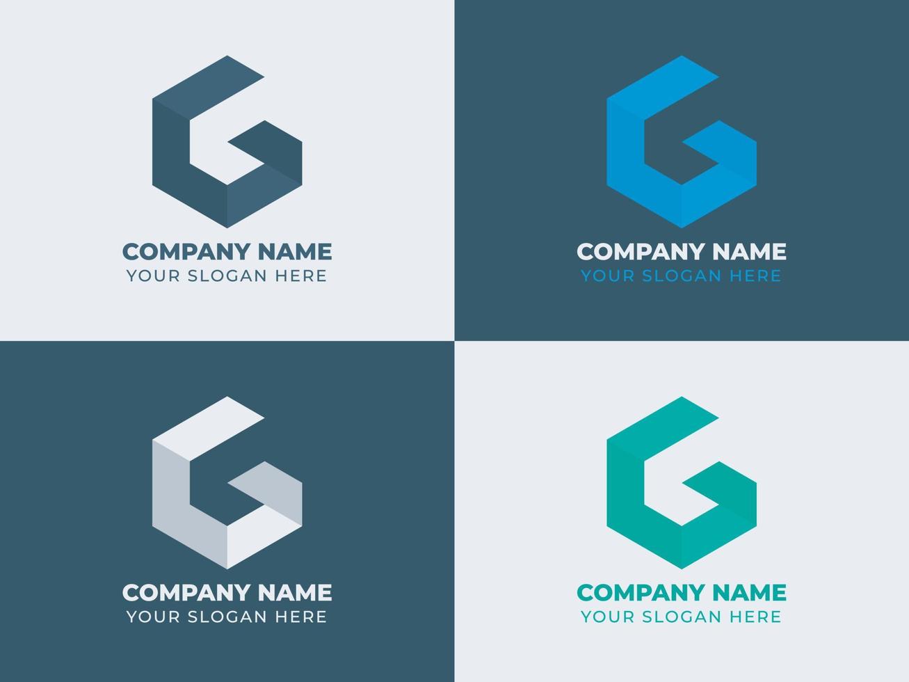 brief logo ontwerp bedrijf logo vector