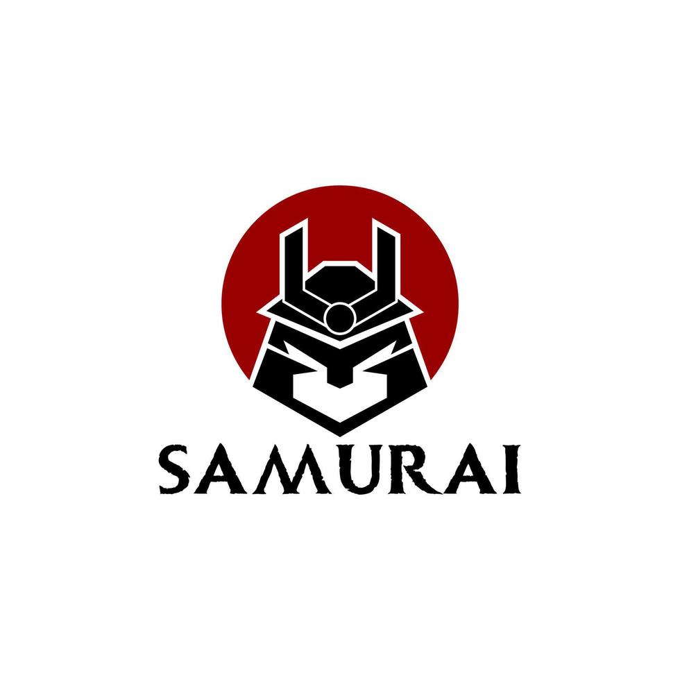 samurai ronin logo vector