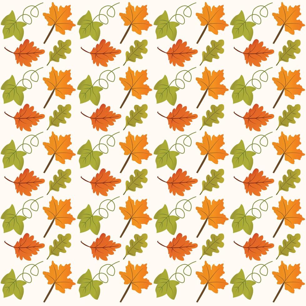 herfstbladeren patroon vector