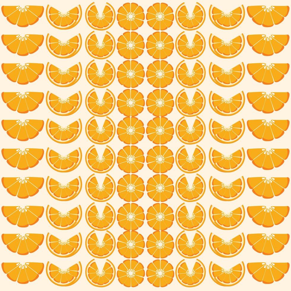 oranje naadloos patroon vector