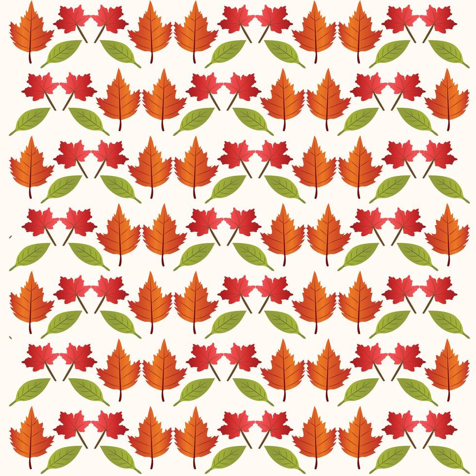 herfstbladeren patroon vector