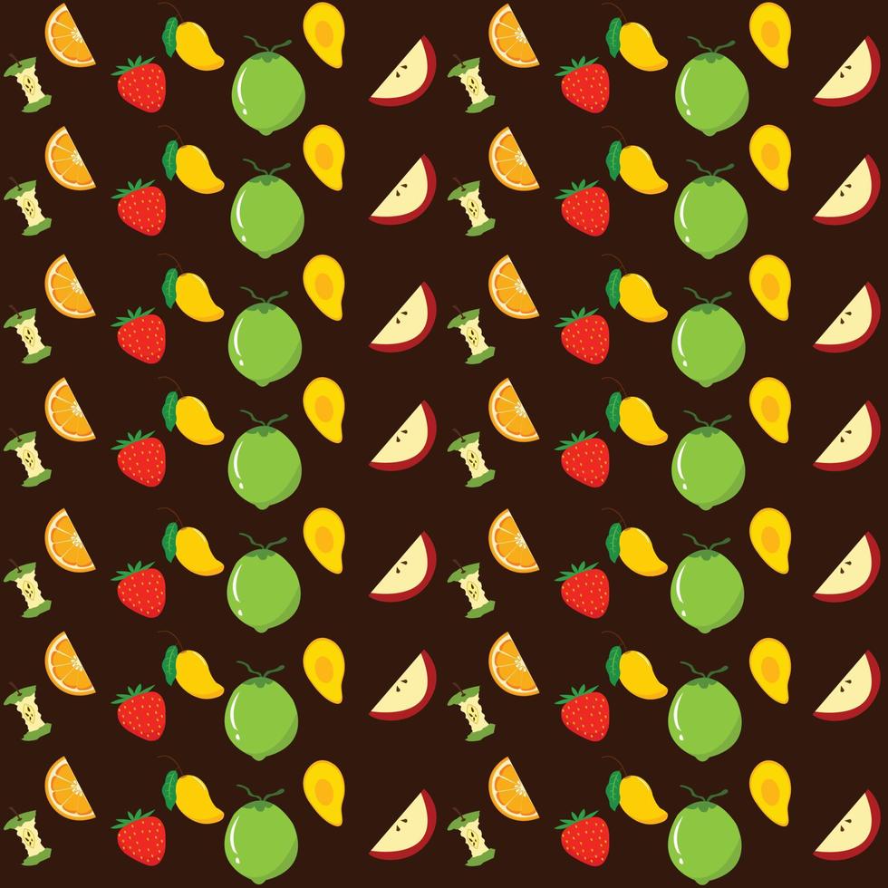 fruit naadloos patroon vector