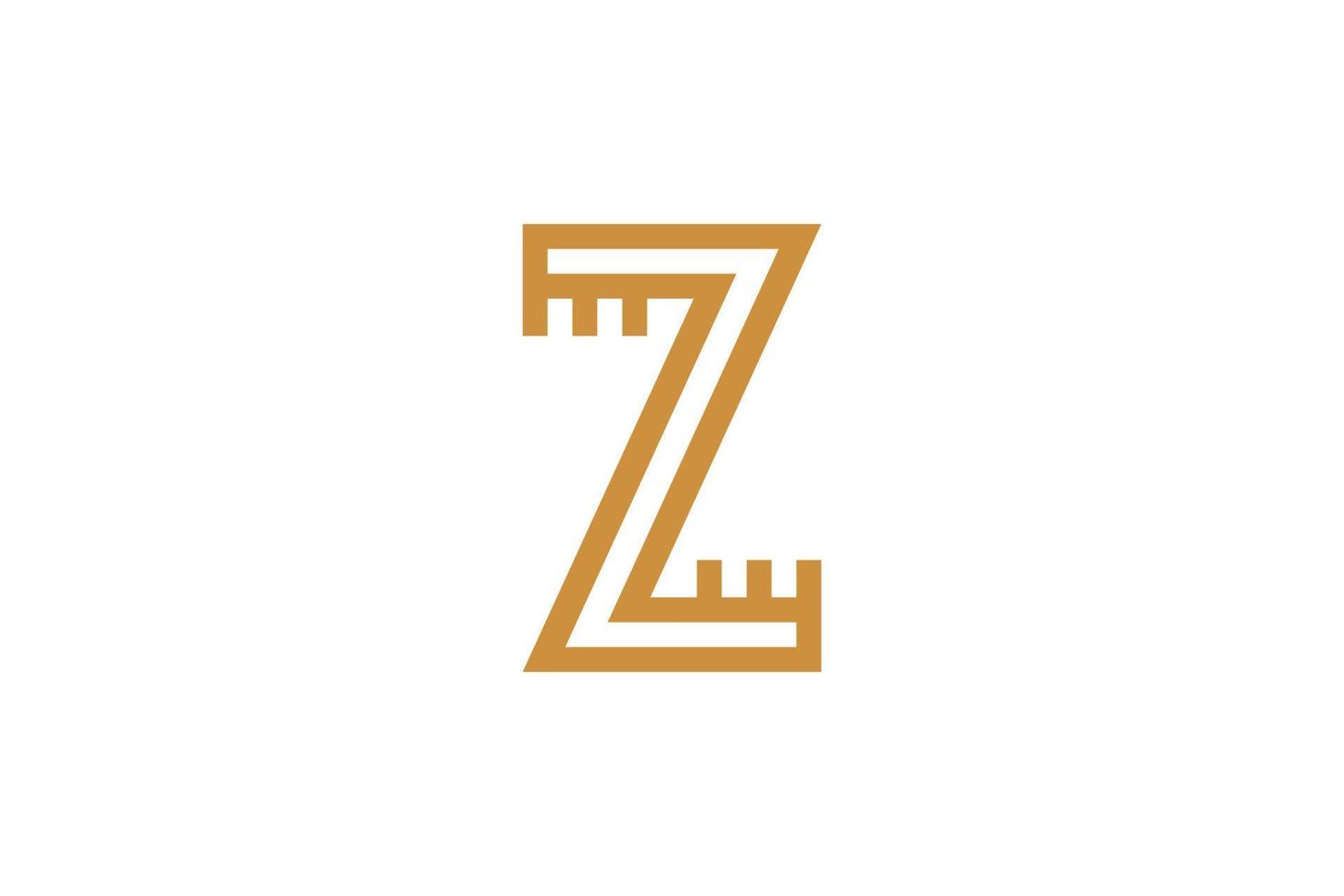 creatief eerste z monogram logo vector