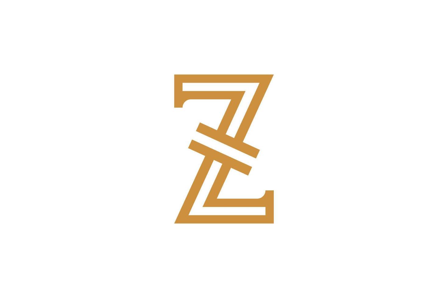 creatief eerste z monogram logo vector