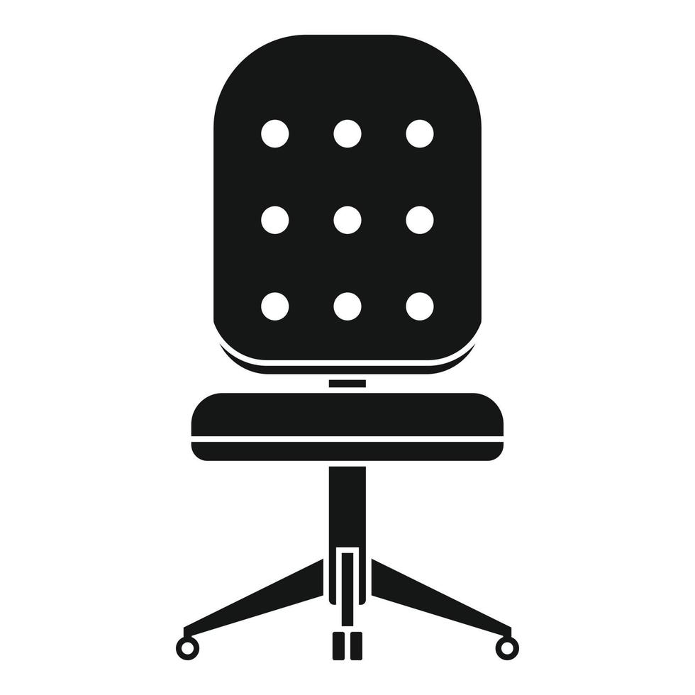 kantoor stoel icoon, gemakkelijk stijl vector