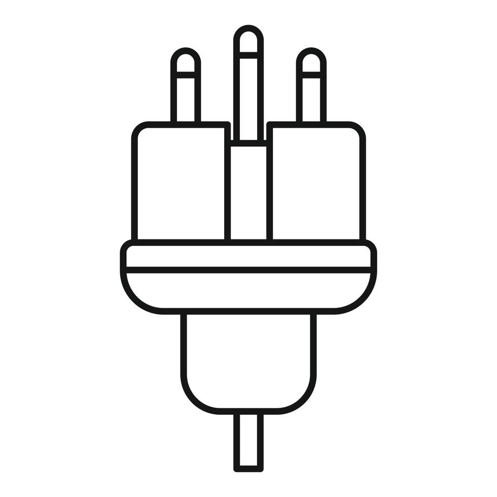 elektrisch draad icoon, schets stijl vector