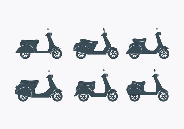 Lambretta icon set vector