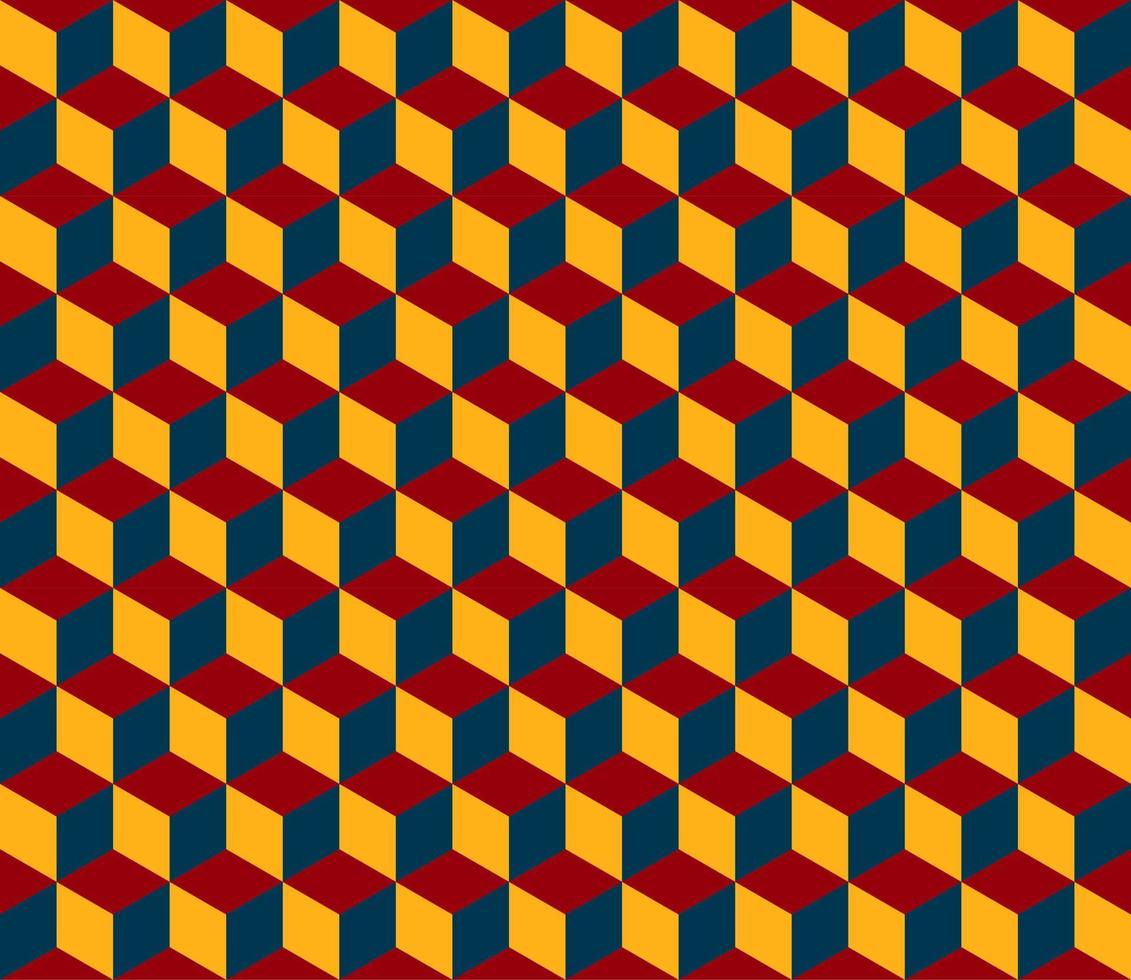 naadloos meetkundig doos patroon abstract achtergrond vector