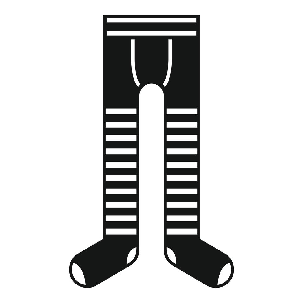 meisje panty icoon, gemakkelijk stijl vector