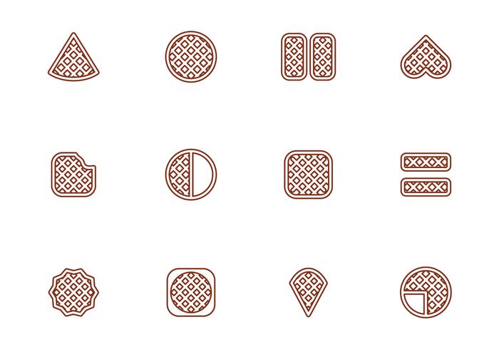 Vector Gratis Wafels Illustration