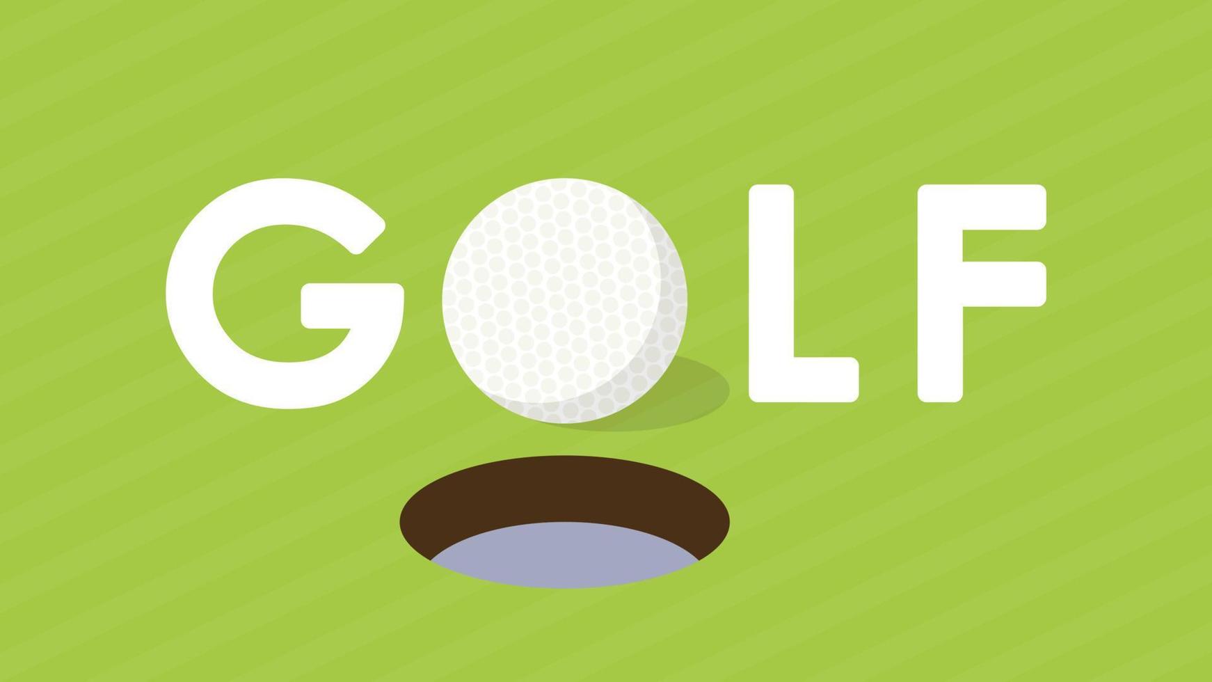 golf poster ontwerp. golf vector. achtergrond. vrij ruimte voor tekst. kopiëren ruimte. vector