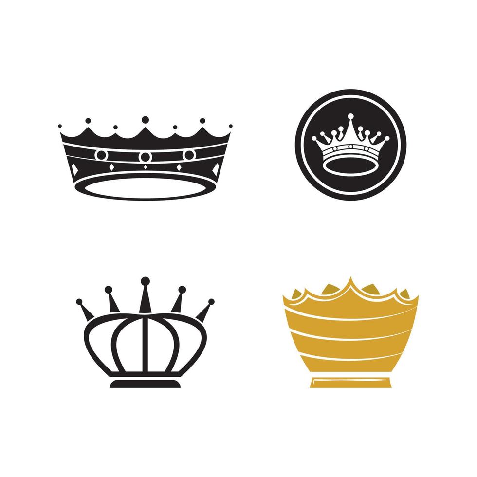 kroon logo icoon vector ontwerp
