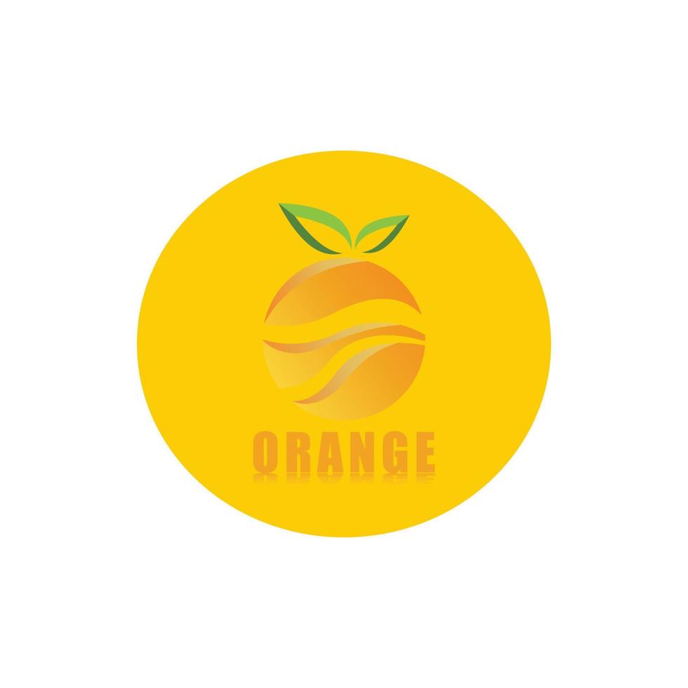oranje logo pictogram vectorillustratie vector