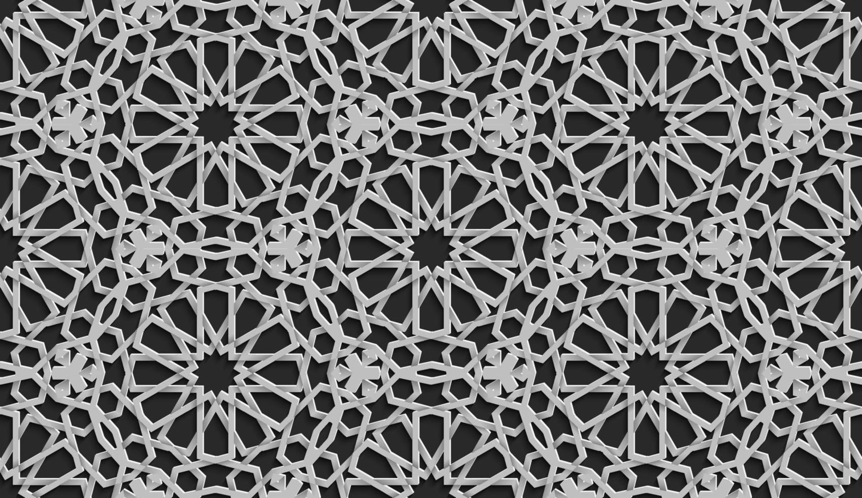 Islamitisch naadloos patroon met sterren. vector achtergrond