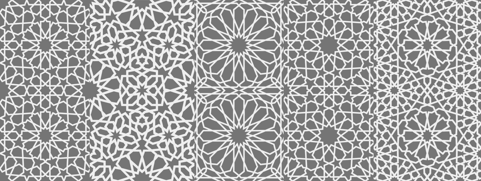 Islamitisch ornament vector , Perzisch motieff . 3d Ramadan Islamitisch ronde patroon elementen . meetkundig circulaire sier- Arabisch symbool vector eps 10