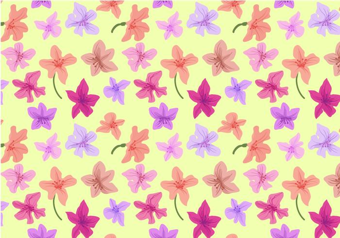 Gratis Rhododendron Pattern vectoren