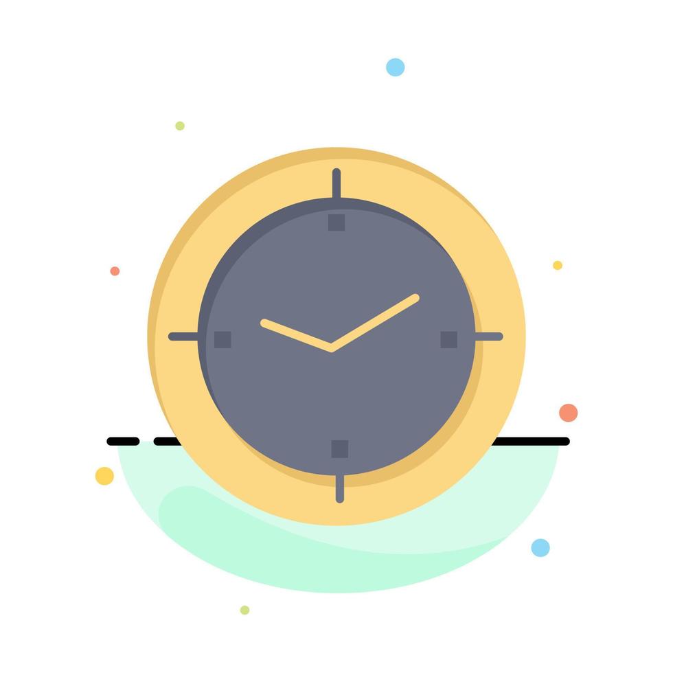 tijd timer kompas machine abstract vlak kleur icoon sjabloon vector