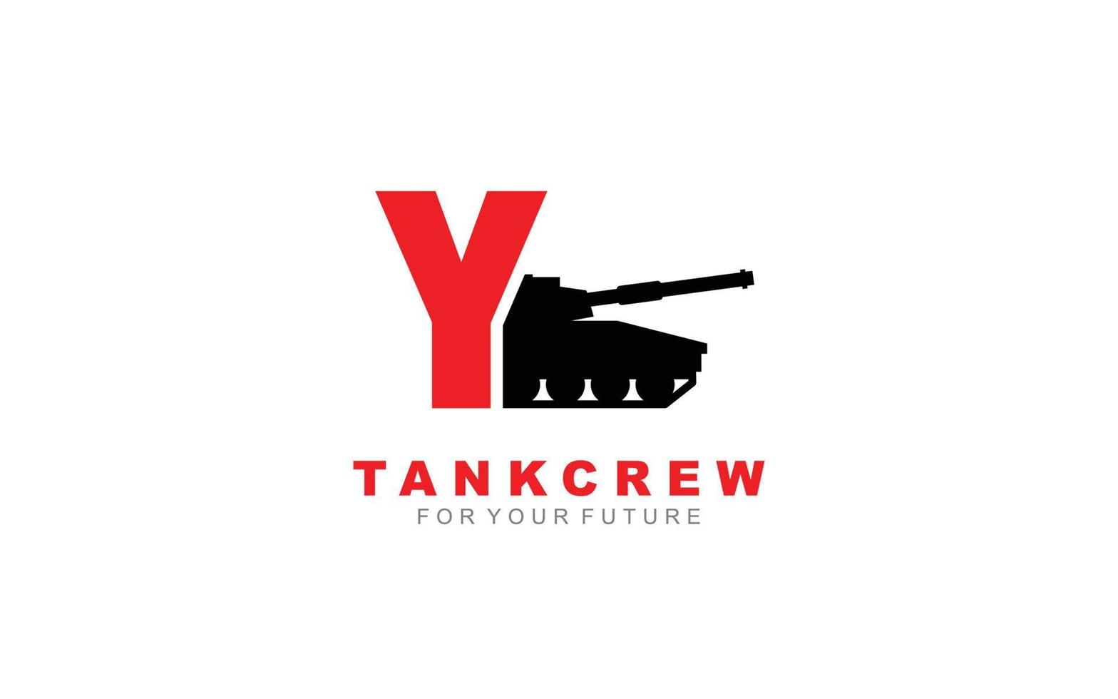 y logo tank voor identiteit. brief sjabloon vector illustratie voor uw merk.