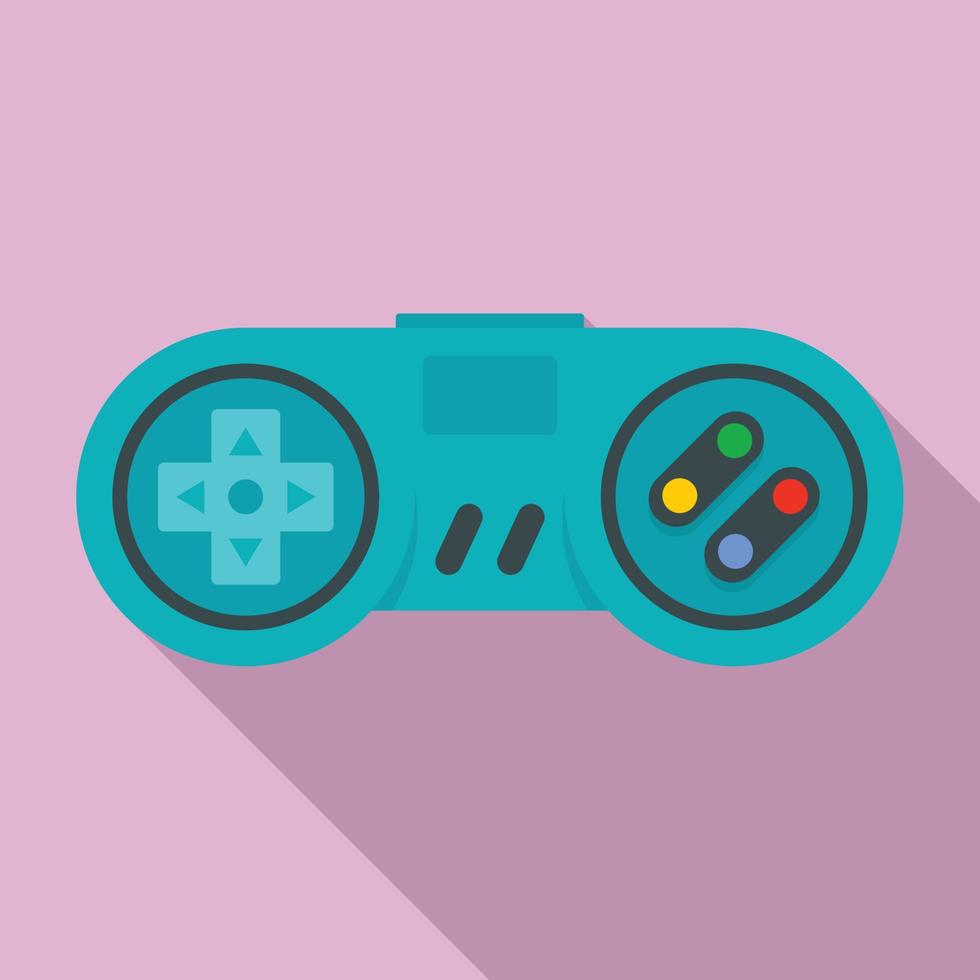 gamepad icoon, vlak stijl vector