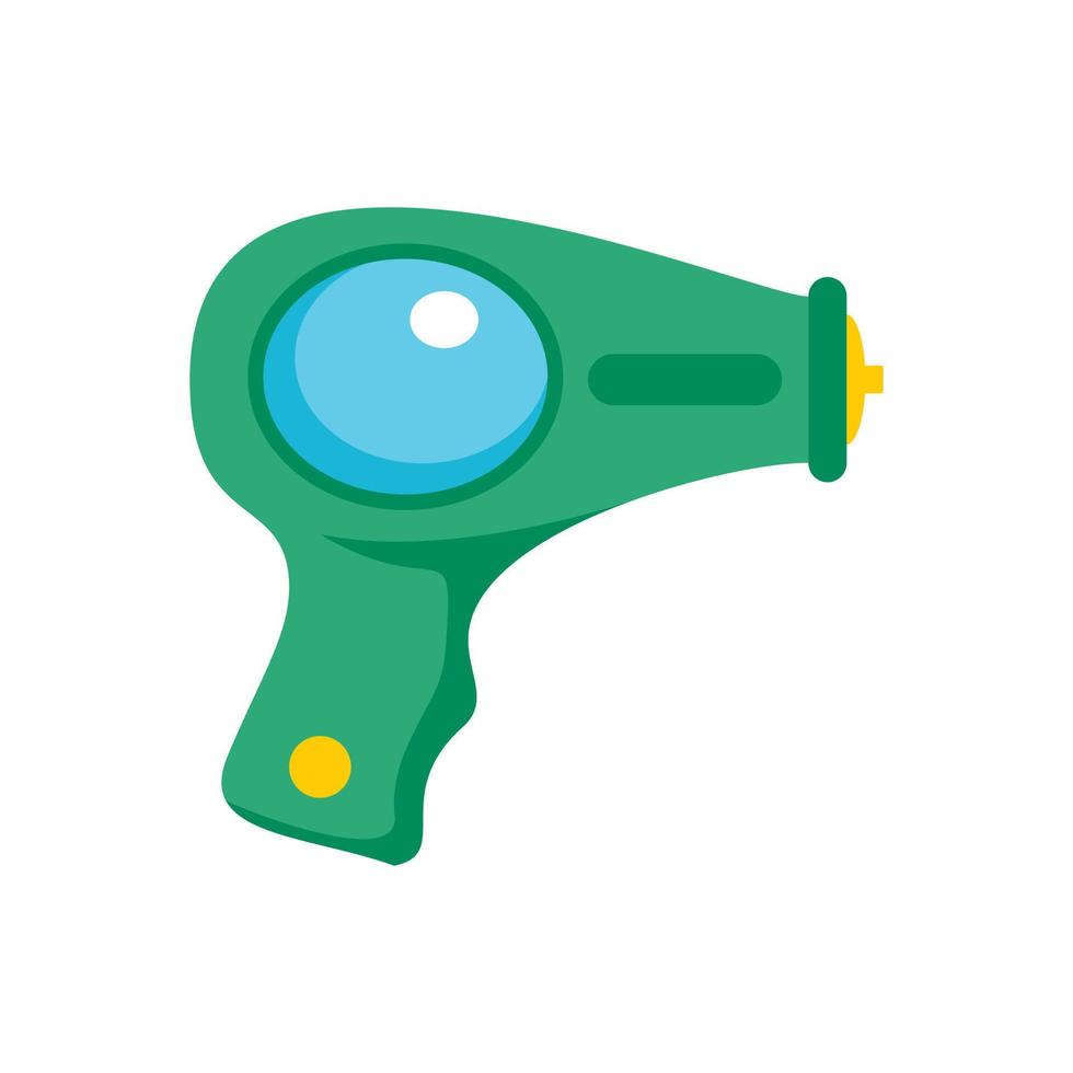 water pistool icoon, vlak stijl vector