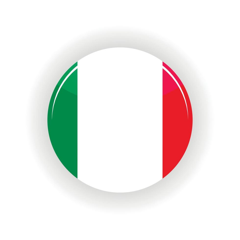 Italië icoon cirkel vector