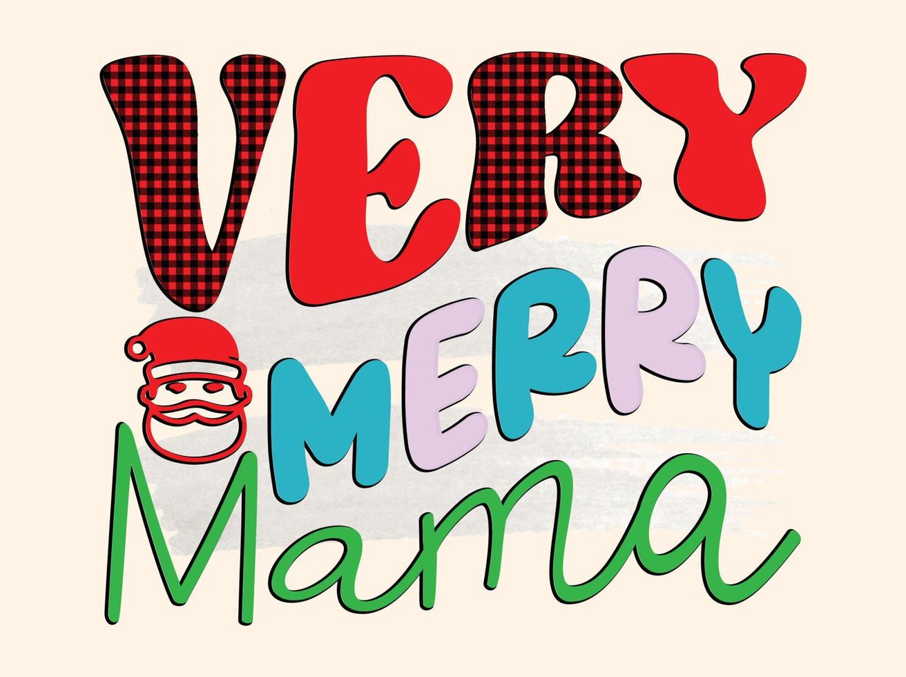 kerst t-shirt ontwerp vector