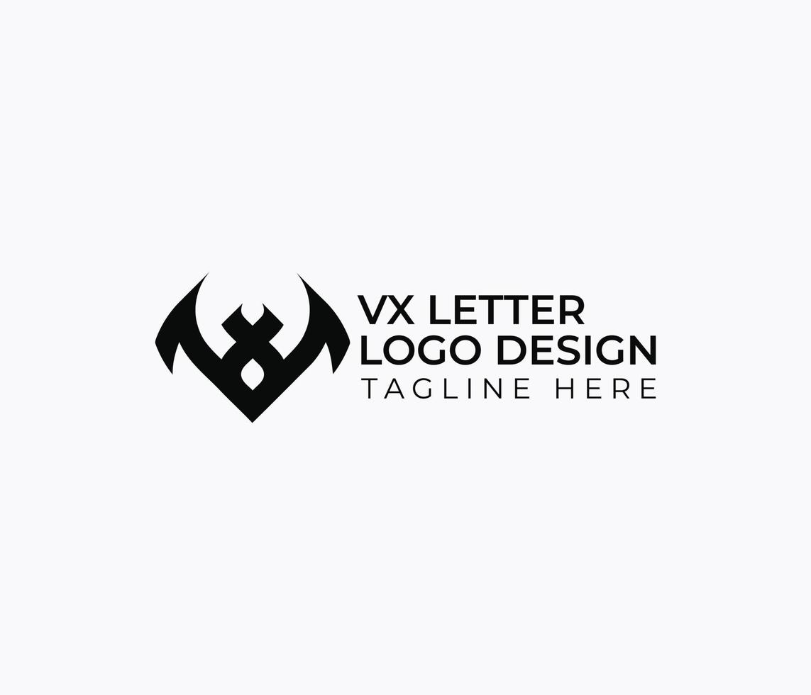 bedrijf zakelijke abstract vx brief logo ontwerp vector