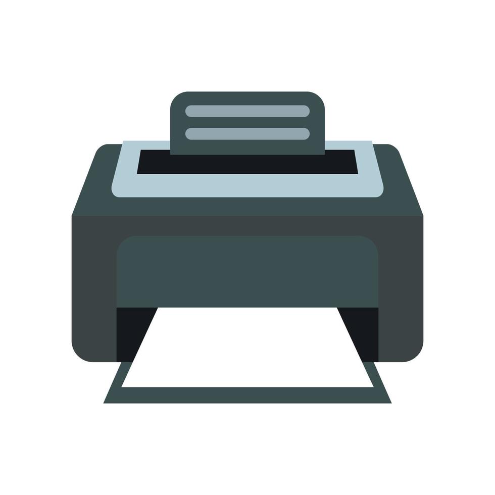 printer icoon, vlak stijl vector