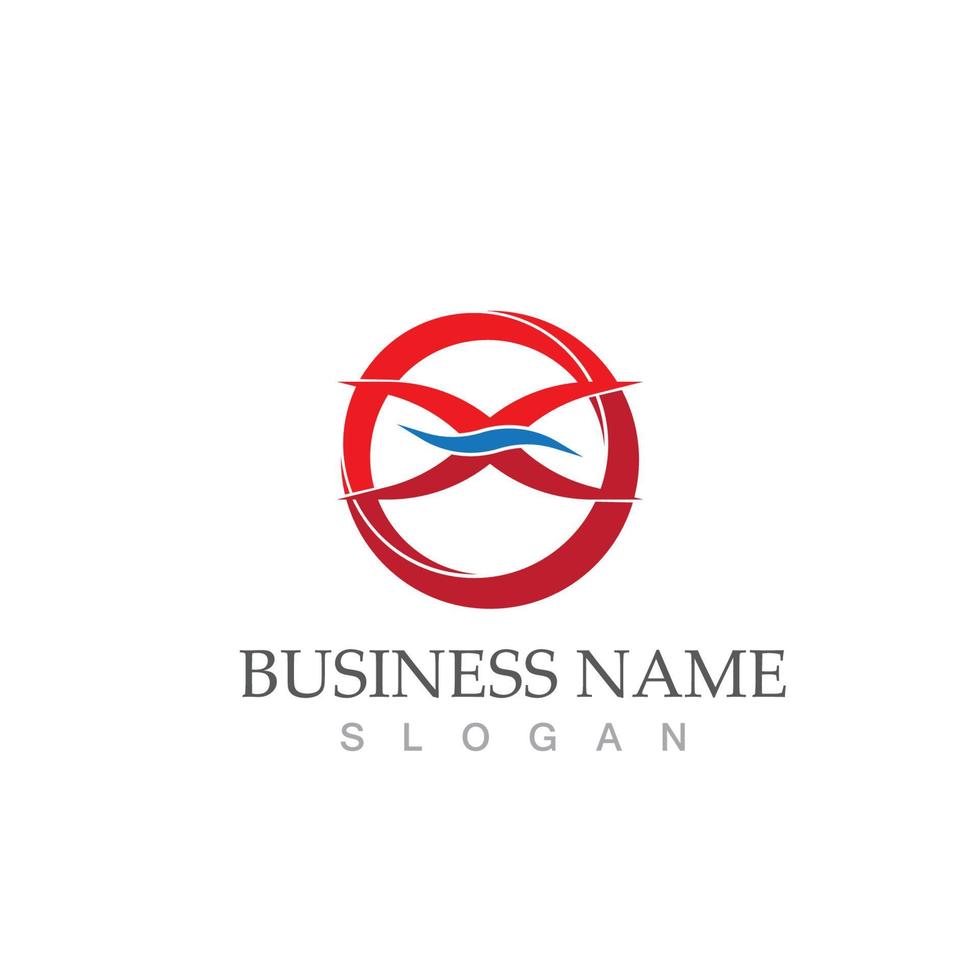 x brief logo sjabloon vector pictogram