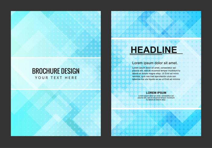 Gratis Vector Blue BedrijfsBrochure